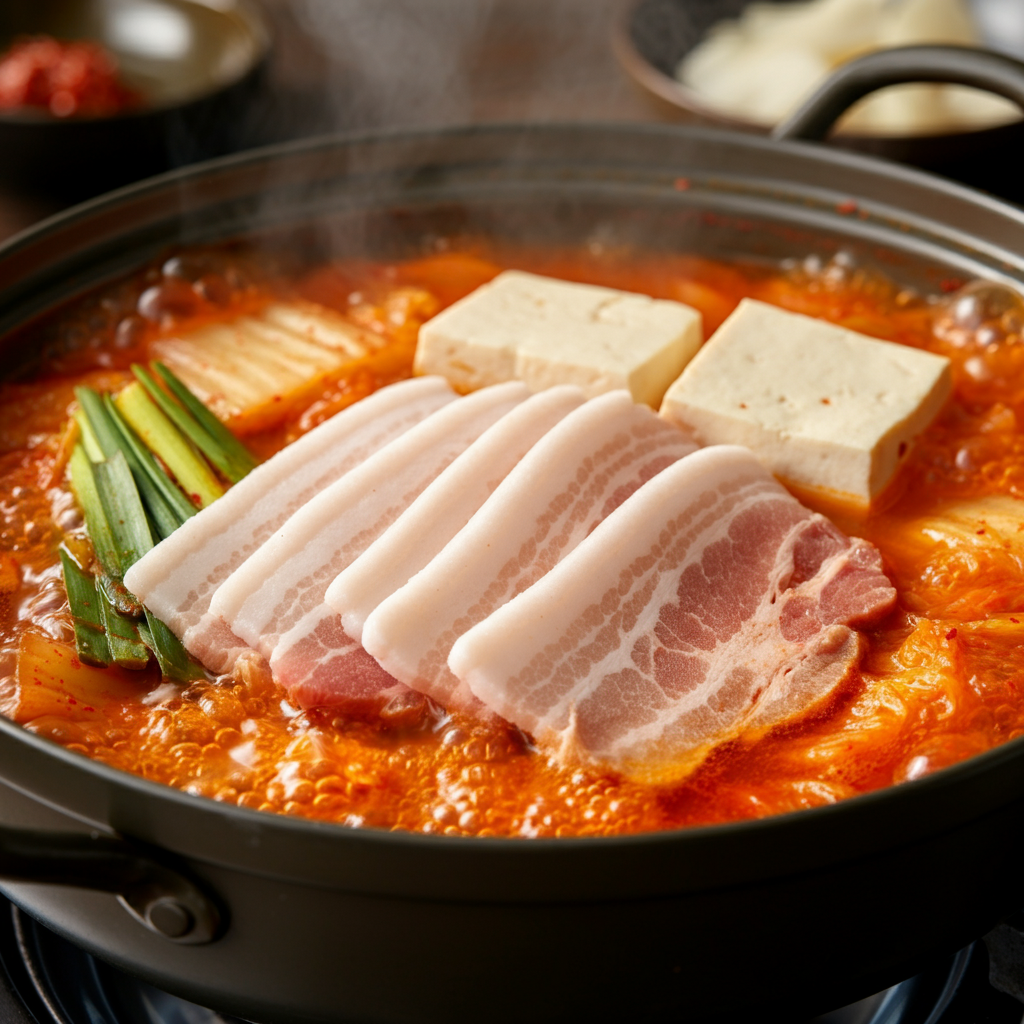 김치찌개 (Kimchi Jjigae) - Korean Aged Kimchi Stew