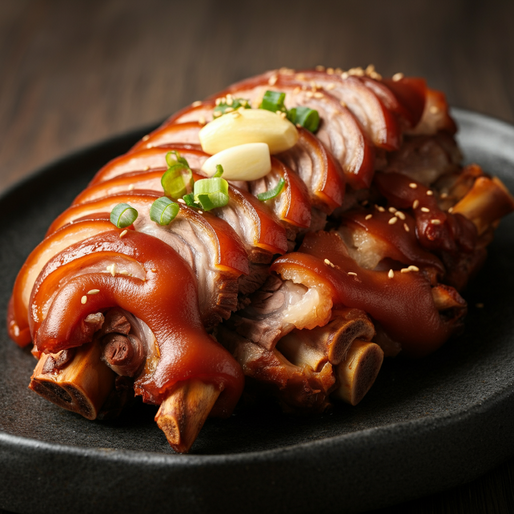 족발 (Jokbal) - Korean Braised Pig’s Trotters