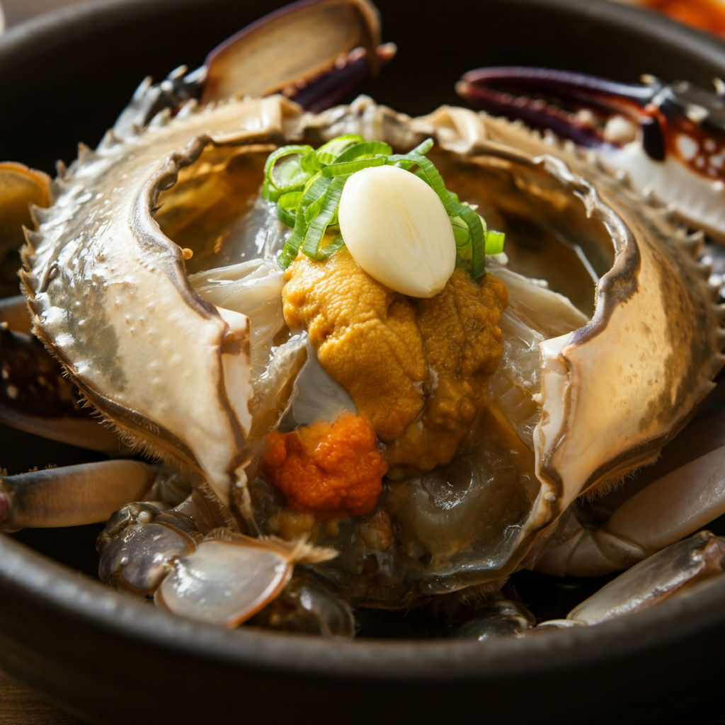 간장게장 (Ganjang Gejang): Soy-Marinated Raw Crab