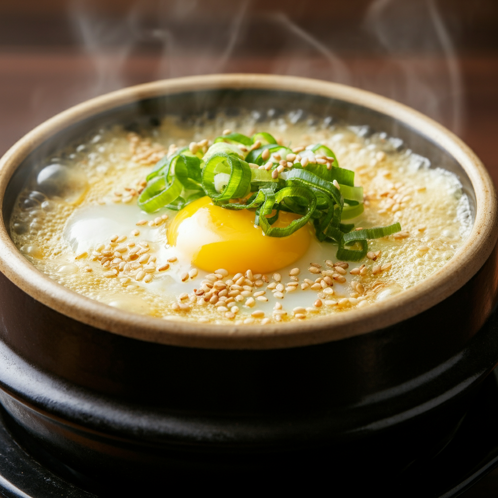 🥚 Korean Steamed Silky Egg Custard: Gyeranjjim (계란찜)
